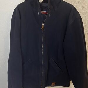 Men's Black Hooded Jacket